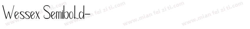 Wessex Semibold字体转换